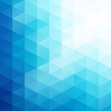 Mavi Izgara Mozaik Arkaplan, Yaratıcı Tasarım Şablonları