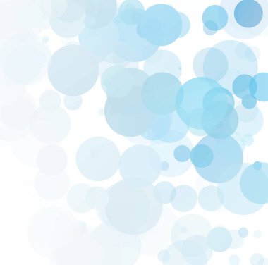 Kabarcıklar benzersiz mavi parlak vektör arka plan