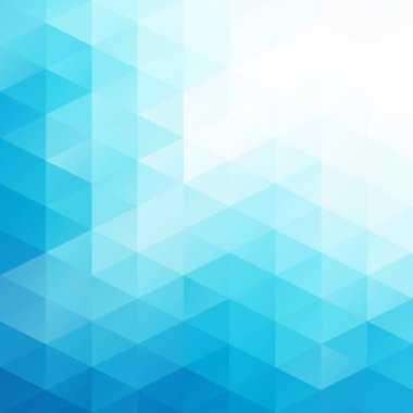 Mavi Izgara Mozaik Arkaplan, Yaratıcı Tasarım Şablonları