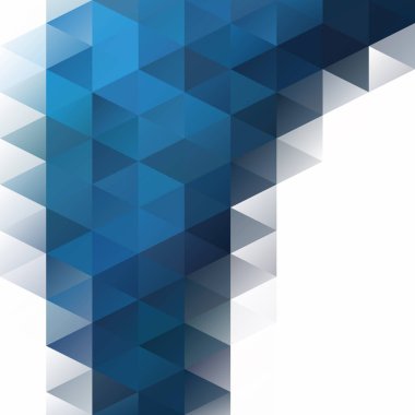 Mavi Izgara Mozaik Arkaplan, Yaratıcı Tasarım Şablonları