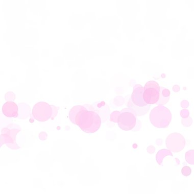 Kabarcıklar daire noktalar benzersiz pembe parlak vektör arka plan