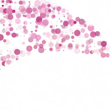 Kabarcıklar daire noktalar benzersiz mor parlak vektör arka plan