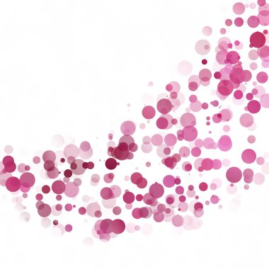 Kabarcıklar daire noktalar benzersiz mor parlak vektör arka plan