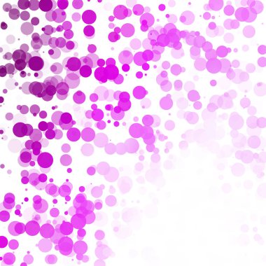 Kabarcıklar daire noktalar benzersiz mor parlak vektör arka plan