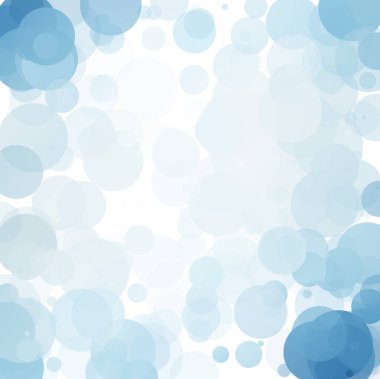 Kabarcıklar benzersiz mavi parlak vektör arka plan