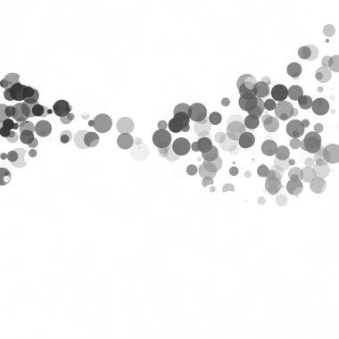 Kabarcıklar daire noktalar benzersiz siyah parlak vektör arka plan