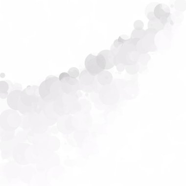 Kabarcıklar benzersiz gri beyaz parlak vektör arka plan