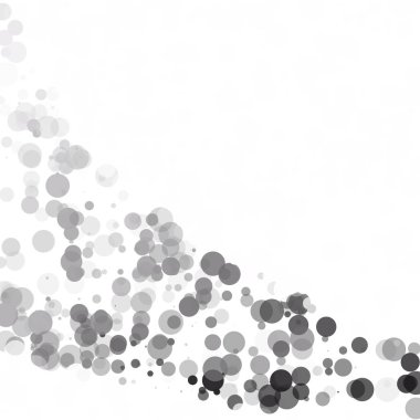 Kabarcıklar daire noktalar benzersiz siyah parlak vektör arka plan