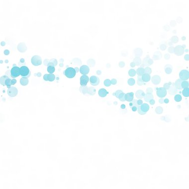 Baloncuklar Çemberi Noktaları Eşsiz Mavi Parlak Vektör Arkaplanı