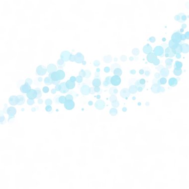 Baloncuklar Çemberi Noktaları Eşsiz Mavi Parlak Vektör Arkaplanı