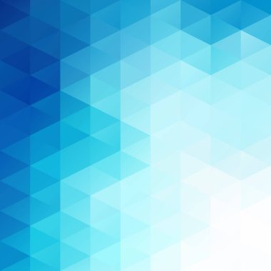 Mavi Izgara Mozaik Arkaplan, Yaratıcı Tasarım Şablonları