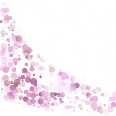 Kabarcıklar daire noktalar benzersiz mor parlak vektör arka plan