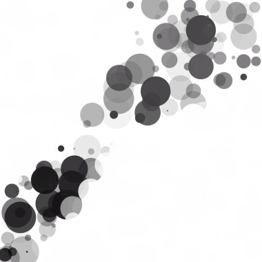 Kabarcıklar benzersiz siyah parlak vektör arka plan