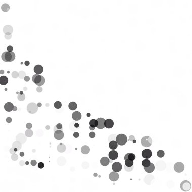 Kabarcıklar daire noktalar benzersiz siyah parlak vektör arka plan