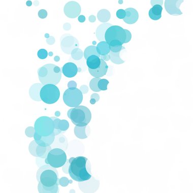 Kabarcıklar benzersiz mavi parlak vektör arka plan