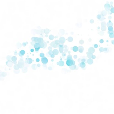 Baloncuklar Çemberi Noktaları Eşsiz Mavi Parlak Vektör Arkaplanı