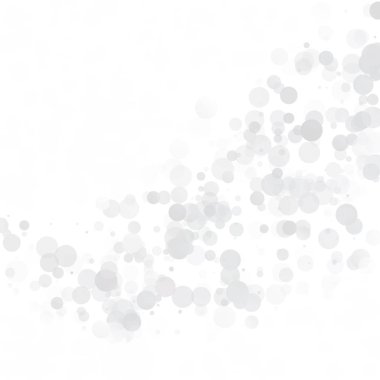 Kabarcıklar daire noktalar benzersiz gri beyaz parlak vektör arka plan