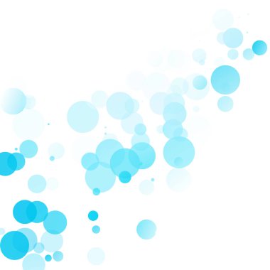 Kabarcıklar benzersiz mavi parlak vektör arka plan