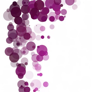 Kabarcıklar benzersiz mor parlak vektör arka plan