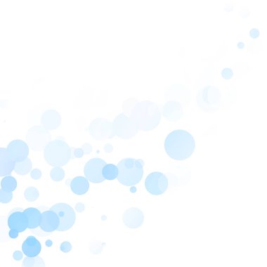 Kabarcıklar benzersiz mavi parlak vektör arka plan