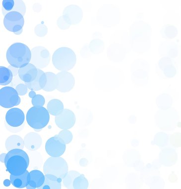 Kabarcıklar benzersiz mavi parlak vektör arka plan