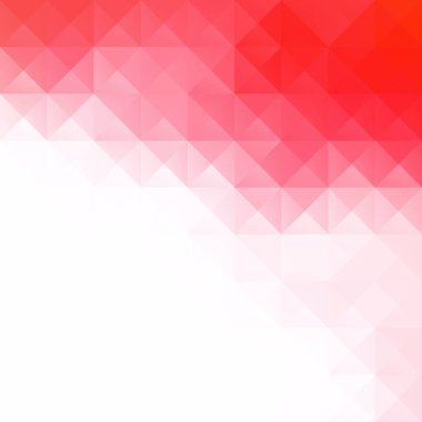 Kırmızı kılavuz Mozaik arka plan, yaratıcı tasarım şablonları