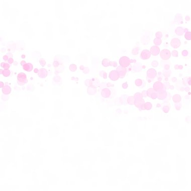 Kabarcıklar daire noktalar benzersiz pembe parlak vektör arka plan