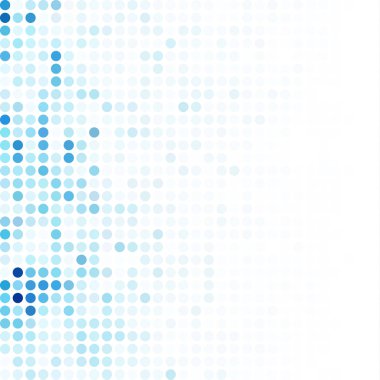 Mavi rastgele noktalar arka plan, yaratıcı tasarım şablonları