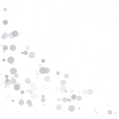 Kabarcıklar daire noktalar benzersiz gri beyaz parlak vektör arka plan