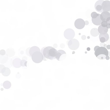 Kabarcıklar benzersiz gri beyaz parlak vektör arka plan