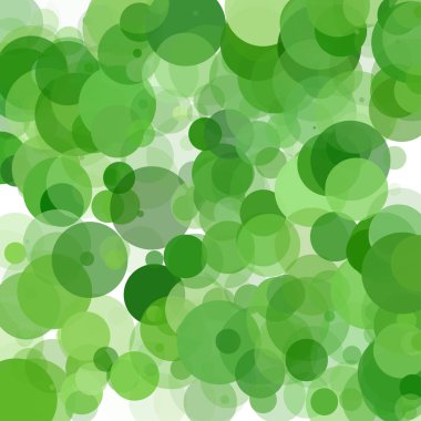 Kabarcıklar benzersiz yeşil parlak vektör arka plan