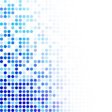 Mavi rastgele noktalar arka plan, yaratıcı tasarım şablonları