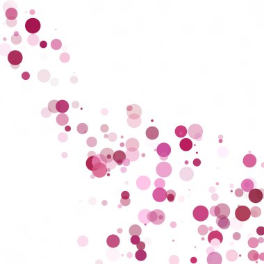 Kabarcıklar daire noktalar benzersiz mor parlak vektör arka plan