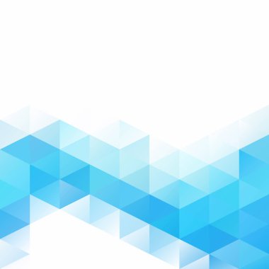 Mavi Izgara Mozaik Arkaplan, Yaratıcı Tasarım Şablonları