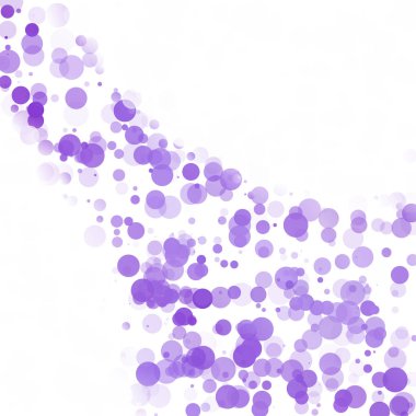 Kabarcıklar daire noktalar benzersiz mor parlak vektör arka plan