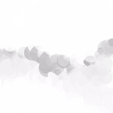 Kabarcıklar daire noktalar benzersiz gri beyaz parlak vektör arka plan