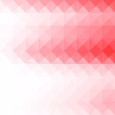 Kırmızı kılavuz Mozaik arka plan, yaratıcı tasarım şablonları