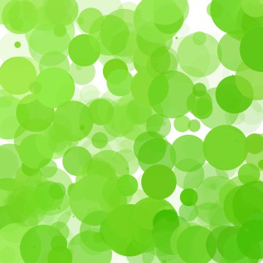 Kabarcıklar benzersiz yeşil parlak vektör arka plan