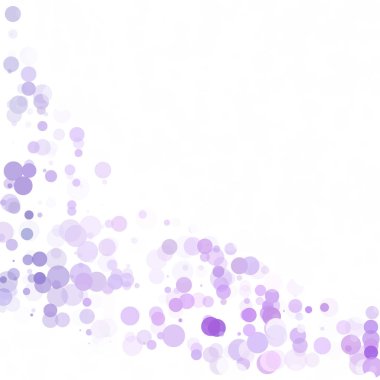 Kabarcıklar daire noktalar benzersiz mor parlak vektör arka plan