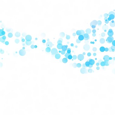 Baloncuklar Çemberi Noktaları Eşsiz Mavi Parlak Vektör Arkaplanı