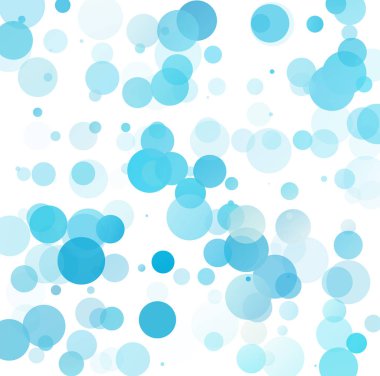 Kabarcıklar benzersiz mavi parlak vektör arka plan