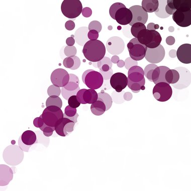 Kabarcıklar benzersiz mor parlak vektör arka plan