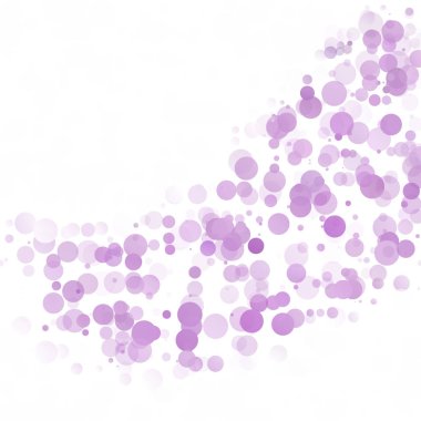 Kabarcıklar daire noktalar benzersiz mor parlak vektör arka plan