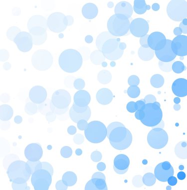 Kabarcıklar benzersiz mavi parlak vektör arka plan