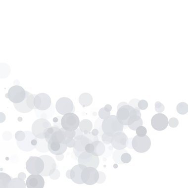 Kabarcıklar benzersiz gri beyaz parlak vektör arka plan