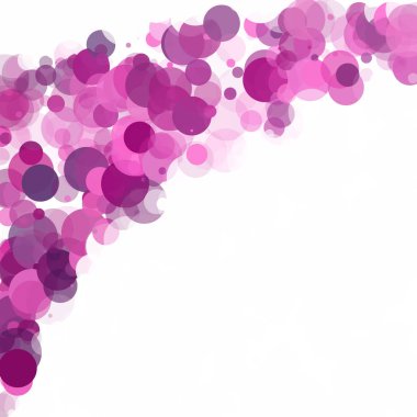 Kabarcıklar benzersiz mor parlak vektör arka plan