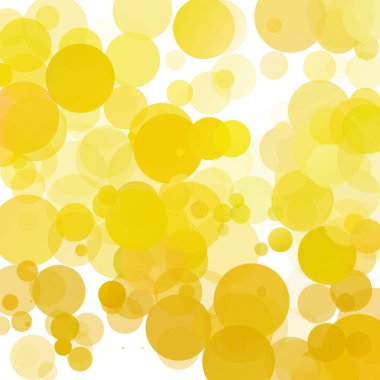 Kabarcıklar benzersiz sarı parlak vektör arka plan