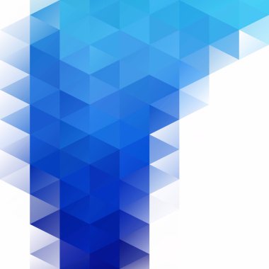 Mavi Izgara Mozaik Arkaplan, Yaratıcı Tasarım Şablonları