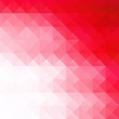 Kırmızı kılavuz Mozaik arka plan, yaratıcı tasarım şablonları