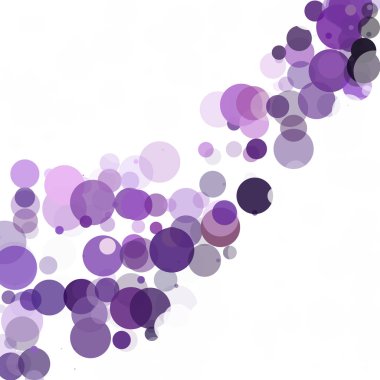 Kabarcıklar benzersiz mor parlak vektör arka plan